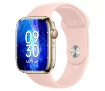 Придбати - смарт-годинник  Смарт-годинник smart watch gs7 pro max, 45 мм, дзвінки, бездротова зарядка рожевий