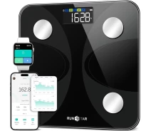 Придбати - підлогові ваги  Розумні ваги Runstar для вимірювання ваги і відсотка жиру, високоточні цифрові підлогові ваги, сумісні з FSA (2721898594)