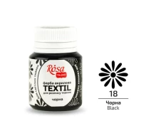 Придбати -  Фарба акрилова Rosa Textil по тканині Чорна (18) 80 мл (26348018)