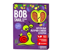 Придбати - конфету  Натуральні яблучно-сливові цукерки Bob Snail, 120 г