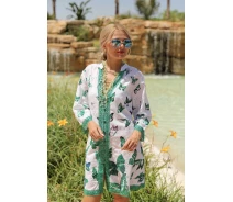 Придбати - жіночу пляжну туніку  Пляжна туніка сорочка Fresh Cotton 328 F-1c 46 (L) Кольоровий Fresh Cotton 328 F-1c