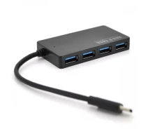 Придбати - кардрідер  Хаб Type-C, 4 порта USB 3.1, до 5Gb - s, Black, Blister (12938-ytg)