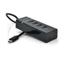 Придбати - кардрідер  Хаб Type-C, 4 порта USB 3.0, 20 см, Black, Blister (12940-ytg)