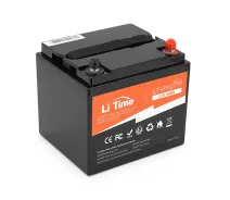 Придбати -  Акумуляторна батарея Li-TIME LiFePO4 12,8V 50Ah 640Wh(100/100A), BASIC, заряд 14,4В/10А, до 6000 циклів, (198 x 166 x 170мм), 5,24kg, Q1 (YUT_44797)