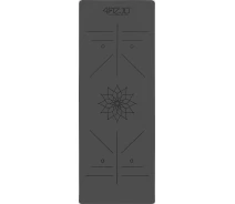 Придбати - килимок для фітнесу та йоги  Мат 4FIZJO PU 183 x 68 x 0.4 см для йоги та фітнесу 4FJ0587 Black