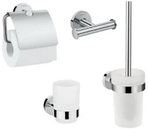 Придбати - набор аксессуаров для ванной комнаты  Набор аксессуаров HANSGROHE Logis 4 в 1 (41725000+41723000+41718000+41722000), 41723444