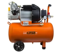 Придбати - компресор  Компресор Grad V 2.5кВт 435л / хв 8бар 50л (2 крана) (7043945)
