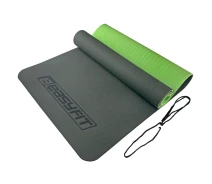 Придбати - килимок для фітнесу та йоги  Коврик для йоги и фитнеса EasyFit EF-1924-BG TPE+TC ECO-Friendly 6 мм т. зеленый-салатовый