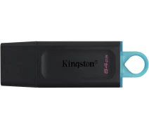 Придбати - флешку  Флеш-пам'ять USB Kingston DataTraveler Exodia 64GB Black+Teal USB 3.2 (DTX/64GB)