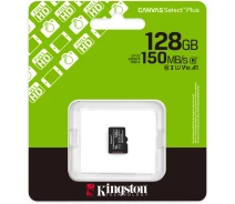 Придбати - карту пам'яті  Карта пам'яті Kingston MicroSDXC 128GB Canvas Select Plus Gen3 150MB/s A1 (SDCS3/128GBSP)