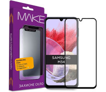 Придбати - захисне скло для смартфона  Захисне скло MAKE FC FG чорне для Samsung M34