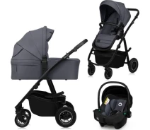Придбати - дитячу коляску  Коляска універсальна 3 в 1 Lionelo AMBER PLUS 3IN1 GREY GRAPHITE (LO-AMBER PLUS 3IN1 GREY GRAPHITE)
