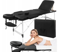 Придбати - масажний стол  Масажний стіл складний 4FIZJO Massage Table+ Alu W60 Black (P-5907739318381)
