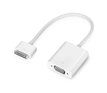 Придбати - кабель та перехідник  Перехідник Apple Dock Connector to VGA Adapter (MC552ZM/B)