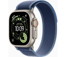Придбати - смарт-годинник  Apple Watch Ultra 3 GPS + Cellular 49mm Natural Titanium Case with Blue/Bright Blue Trail Loop - M/L (MEWU4QP/A)