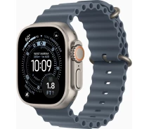 Придбати - смарт-годинник  Apple Watch Ultra 3 GPS + Cellular 49mm Natural Titanium Case with Anchor Blue Ocean Band (MEWH4QP/A)