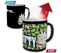 Придбати - подарок для геймеров  Чашка хамелеон Gbeye RICK AND MORTY Get Schwifty (Рік і Морті) 320 мл (MGH0063)