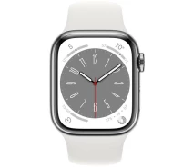 Придбати - смарт-годинник  Смарт-годинник Apple Watch Series 8 GPS 41mm Silver Aluminium Case with White Sport Band - Regular (MP6K3UL/A)