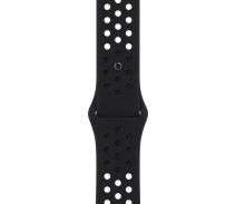 Придбати - аксессуар до смарт-годинниа  Ремінець Apple 45mm Black/Black Nike Sport Band (MPH43ZM/A)