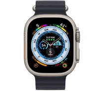 Придбати - смарт-годинник  Смарт-годинник Apple Watch Ultra GPS + Cellular, 49mm Titanium Case with Midnight Ocean Band (MQFK3UL/A)