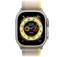 Придбати - смарт-годинник  Смарт-годинник Apple Watch Ultra GPS + Cellular, 49mm Titanium Case with Yellow/Beige Trail Loop - M/L (MQFU3UL/A)