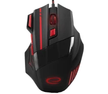 Придбати - мишку для ноутбука  Миша ігрова Esperanza MX201 WOLF Red