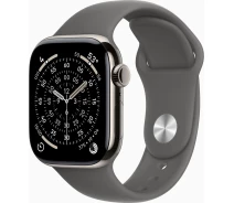 Придбати - смарт-годинник  Apple Watch Series 11 GPS + Cellular 42mm Natural Titanium Case with Stone Grey Sport Band - S/M (MF8M4RK/A)