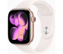 Придбати - смарт-годинник  Apple Watch Series 11 GPS 46mm Rose Gold Aluminium Case with Light Blush Sport Band - S/M (MEV64RK/A)