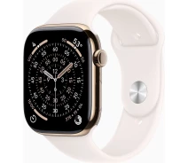 Придбати - смарт-годинник  Apple Watch Series 11 GPS + Cellular 46mm Gold Titanium Case with Light Blush Sport Band - S/M (MFD54RK/A)