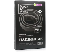 Придбати - протипаразитарний засіб для кота  Vitomax Нашийник Black&White чорний 35см