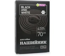 Придбати - протипаразитарний засіб для кота  Vitomax Нашийник Black&White чорний 70см
