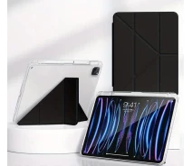 Придбати - чохол для планшета  Чохол Ultra Slim Origami Transparent BeCover з кріпленням Apple Pencil для Apple iPad Pro 13" M4 2024 Black (711693)