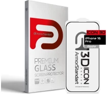 Придбати - захисне скло для смартфона  Захисне скло ArmorStandart Icon 3D Black (ARM78028) для Apple iPhone 16 Pro