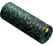 Придбати - масажний валик  Масажний ролик 4FIZJO Mini Foam Roller 15 x 5.3 см (валик, роллер) Black/Green (P-5907222931950)