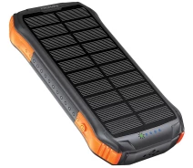 Придбати - універсальну мобільну батарею  Зовн_АКБ Promate 10000mAh з вбудованою сонячною батареєю Promate 20W (solartank-10pdqi.black)чорний