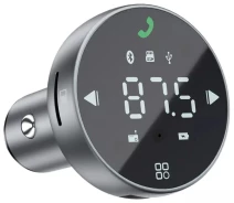 Придбати - FM трансмиттер  FM трансміттер Proove Launcher Sound Sync 30W (PD+QC3.0) Type-C+USB gray (FMSS30110003)