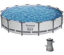 Придбати - басейн  Каркасний басейн Bestway 56595 (427х84, карт. фільтр)