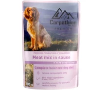 Придбати - корм для собаки  Вологий корм Carpathian Pet Food М'ясне асорті у соусі, 100 г