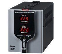 Придбати - стабілізатор напруги  Стабілізатор напруги Gemix RDX-1000 Gemix релейний цифровий 700Вт (07500024)