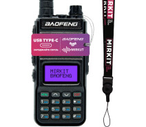 Придбати - рацію  Рація Baofeng RT15UV 5 ВТ 1800 мАг, USB порт + Шнурок Mirkit