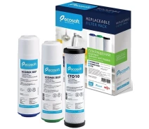 Придбати - картридж для фильтров  Комплект картриджів Ecosoft для потрійних фільтрів(покращен) (CRV3ECO)