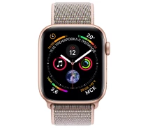 Придбати - смарт-годинник  Смарт-годинник Apple Watch Series 4 44mm Gold Aluminium Case with Pink Sand Sport Loop (MU6G2)