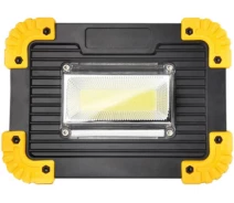 Придбати - прожектор  Прожектор автономний Lesko LL-811 Black + Yellow COB 20 W + Power Bank