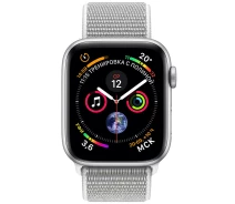 Придбати - смарт-годинник  Смарт-годинник Apple Watch Series 4 44mm Silver Aluminium Case with Seashell Sport Loop (MU6C2)