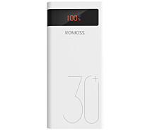 Придбати - універсальну мобільну батарею  Power Bank Romoss 30000mah Sense8P+ (PHP30-515-1134) білий