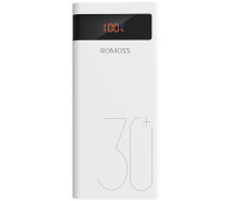 Придбати - універсальну мобільну батарею  Power Bank Romoss 30000mah Sense8P+ (PHP30-515-1134)білий