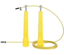 Придбати - скакалку  Скакалка швидкісна для кросфіта 4FIZJO Standard + 4FJ0184 Yellow