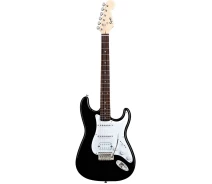 Придбати - электрогитару  Електрогітара SQUIER by FENDER BULLET STRATOCASTER HSS BK