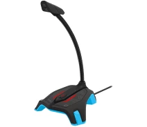 Придбати - мікрофон для караоке  Мікрофон Vertux Streamer-2 LED, USB Blue (streamer-2.blue)