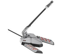 Придбати - мікрофон для караоке  Мікрофон Vertux Streamer-3 LED, USB Grey (streamer-3.grey)